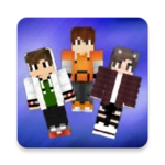 boys skins for minecraft pe android application logo